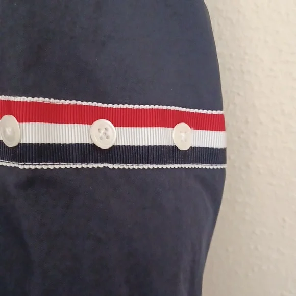 Thom Browne Nylon Armband Shirt Jacket Navy Size XL 4 Snap Front Japan